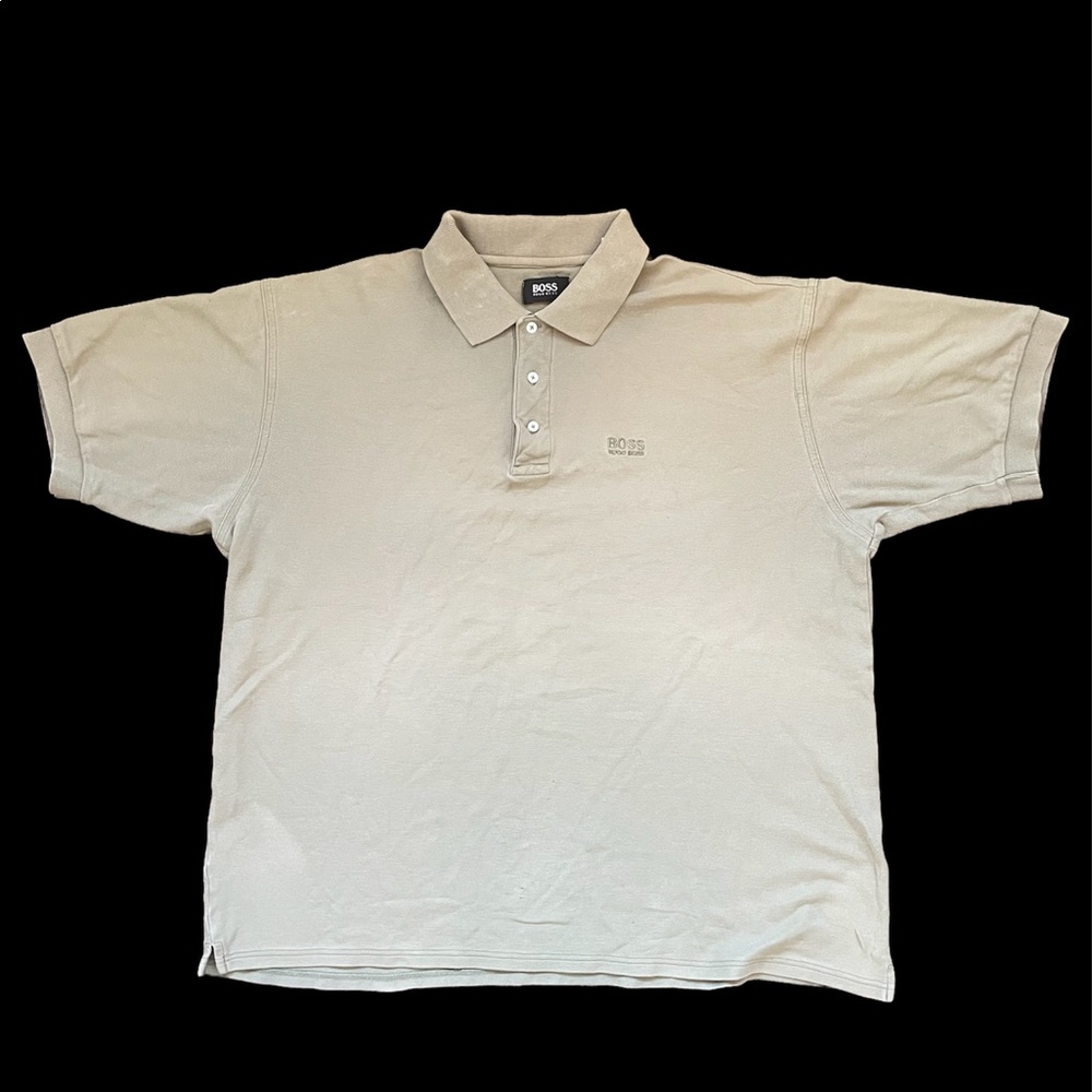 Hugo Boss olive green polo (XL)